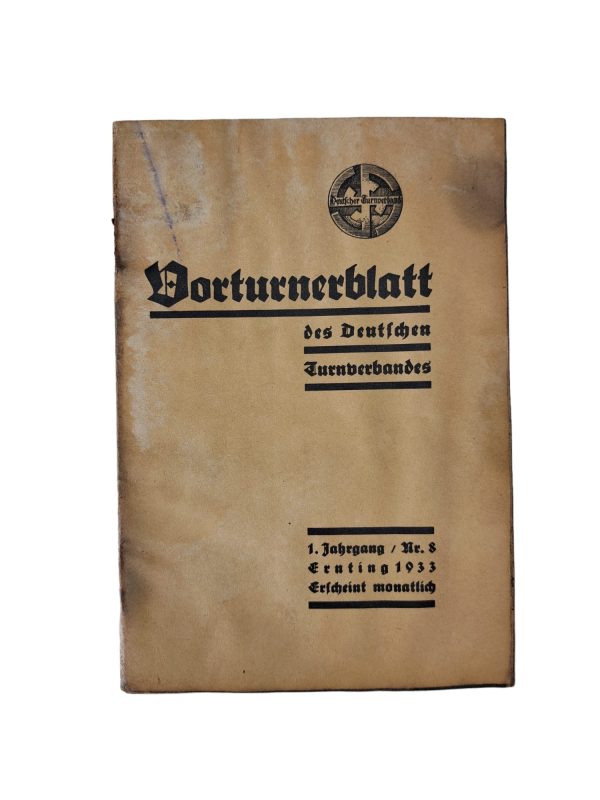 Vorturnerblatt 1933 / gymnastics booklet