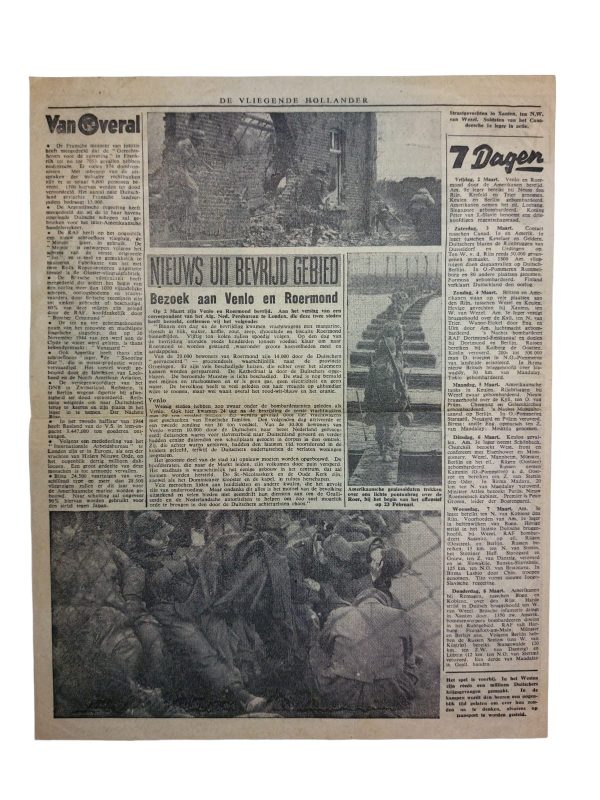 Flying Dutchman Newspaper / Vliegende Hollander Krant / 09-03-1945