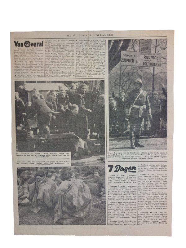 Flying Dutchman Newspaper / Vliegende Hollander Krant / 13-04-1945