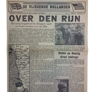 Flying Dutchman Newspaper / Vliegende Hollander Krant / 09-03-1945