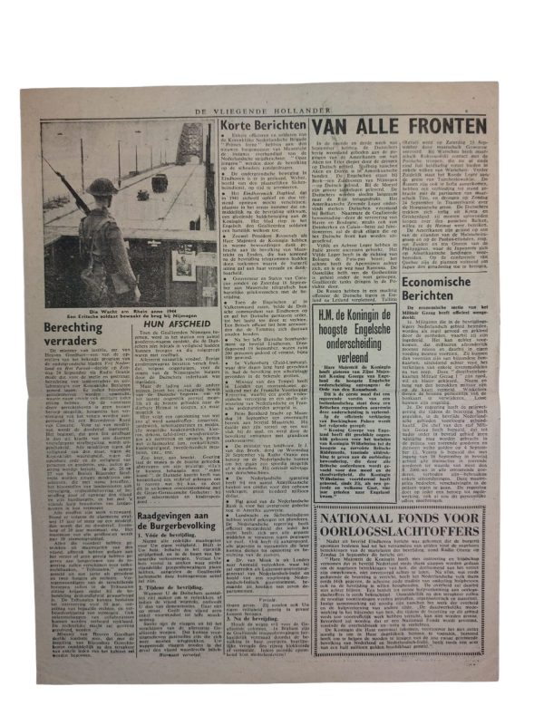 Flying Dutchman Newspaper / Vliegende Hollander Krant / 26-09-1944