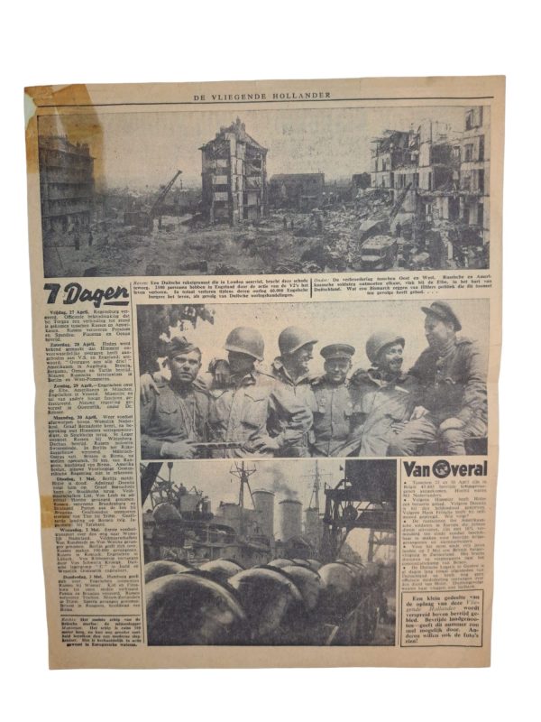 Flying Dutchman Newspaper / Vliegende Hollander Krant / 04-05-1945