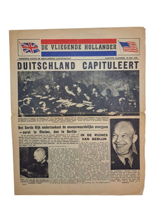 Flying Dutchman Newspaper / Vliegende Hollander Krant / 10-05-1945