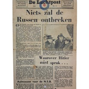 The Airmail / De Luchtpost Nr 8 1941
