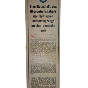 Leaflet G41 Eine Botschaft des Oberbefehlshabers 1942