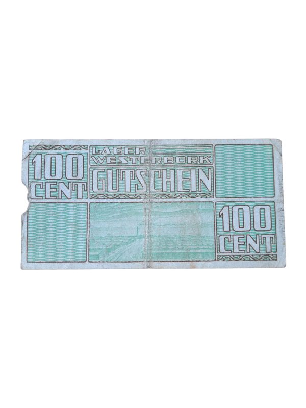 Kamp Westerbork Money 1944 - 100 cent biljet