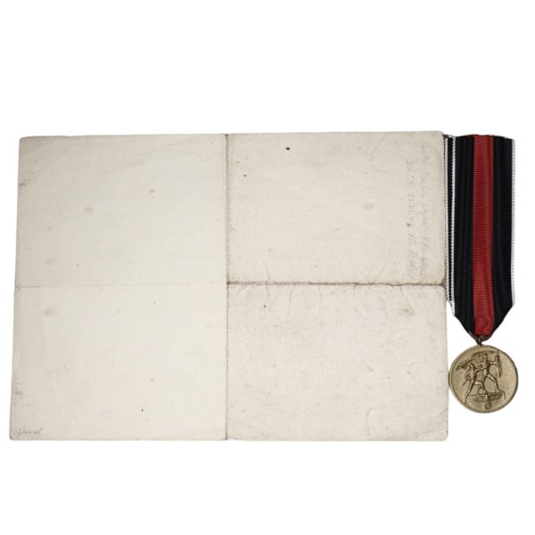 anschluss-medal-with-document