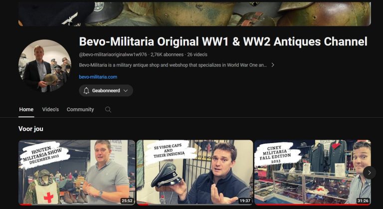 Bevo Militaria Youtube Channel