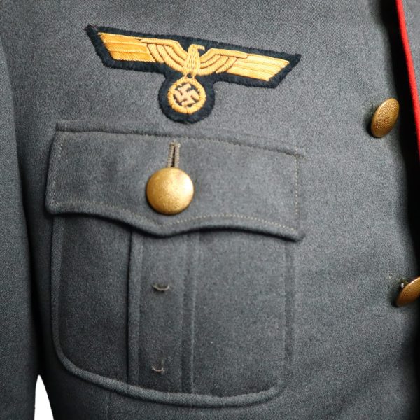wehrmacht (heer) general's tunic & trousers breast eagle and pocket dkig