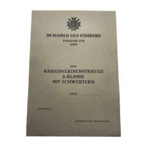 kvk 2nd class document