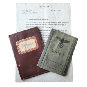 wehrpass infanterie regiment 486 (kia) eastern front front photo