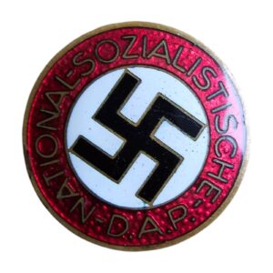 nsdap party badge rare maker m1 158