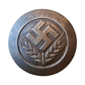 rad female leader brooch unmarked