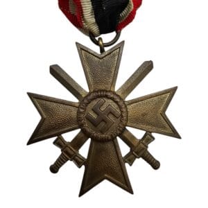 war merit cross with swords unmarked front