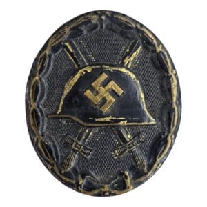 wound badge in black unmarked
