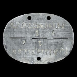 2inf.ers.btl.58 erkennungsmarke