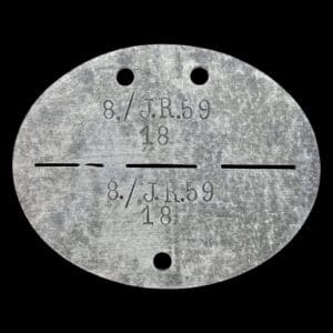 8.jr.59 erkennungsmarke