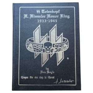 book totenkopf h. himmler honor ring 1933 1945 by don boyle (signed)