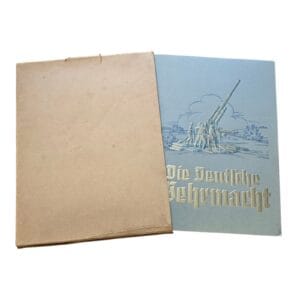 die deutsche wehrmacht sigaret album with original packet! (100% compleet) mint!