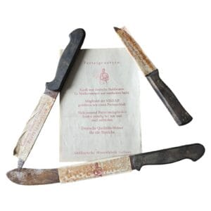 nsdap propaganda knives made manufacturer gefrees