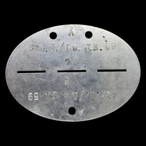 stb.2.lw.jr.59 erkennungsmarke