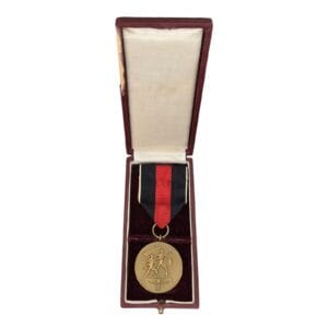 sudetenland medal with box front