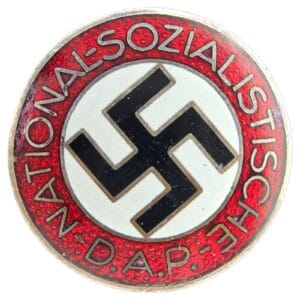 nsdap part badge maker marked 25