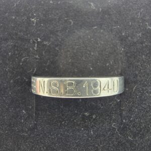 goud om staal ring nsb