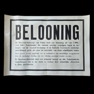 belooning poster