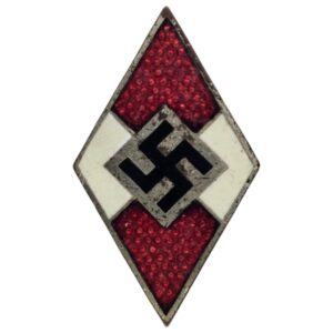 hitlerjugend membership badge maker marked rzm m1 93 gottlieb friedrich keck & sohn