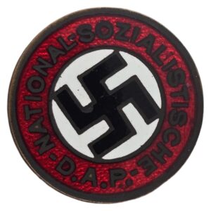 nsdap memberships badge ges geschutz second one
